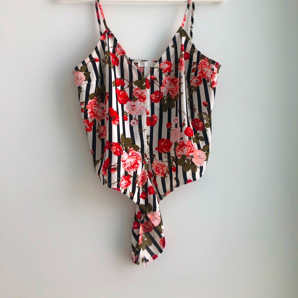 Leith front tie cami. Size XS.